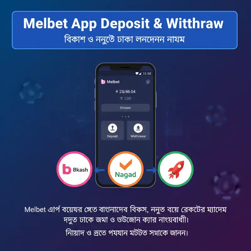Melbet App Deposit and Withdraw Methods Bangladesh
